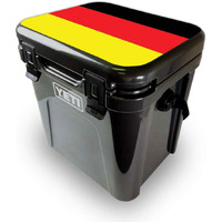 MightySkins YEROA24LID-german Flag Skin for Yeti Roadie 24 Hard cooler Lid - german Flag