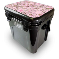 MightySkins YEROA24LID-conceal Pink Skin for Yeti Roadie 24 Hard cooler Lid - conceal Pink