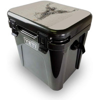 MightySkins YEROA24LID-Ink Buck Skin for Yeti Roadie 24 Hard cooler Lid - Ink Buck