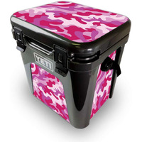 MightySkins YEROAD24-Pink camo Skin for Yeti Roadie 24 Hard cooler - Pink camo