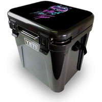 MightySkins YEROA24LID-Miami Tiger Skin for Yeti Roadie 24 Hard cooler Lid - Miami Tiger