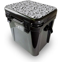 MightySkins YEROA24LID-Laughing Skulls Skin for Yeti Roadie 24 Hard cooler Lid - Laughing Skulls