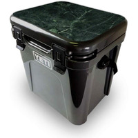 MightySkins YEROA24LID-green Marble Skin for Yeti Roadie 24 Hard cooler Lid - green Marble