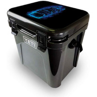 MightySkins YEROA24LID-Pirate Storm Skin for Yeti Roadie 24 Hard cooler Lid - Pirate Storm