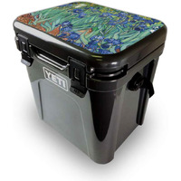 MightySkins YEROA24LID-Irises Skin for Yeti Roadie 24 Hard cooler Lid - Irises