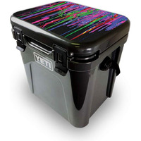MightySkins YEROA24LID-Drips Skin for Yeti Roadie 24 Hard cooler Lid - Drips