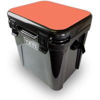 MightySkins YEROA24LID-Solid Salmon Skin for Yeti Roadie 24 Hard cooler Lid - Solid Salmon