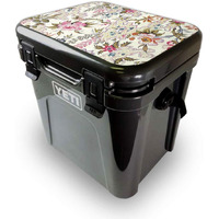 MightySkins YEROA24LID-Floral Design Skin for Yeti Roadie 24 Hard cooler Lid - Floral Design