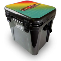 MightySkins YEROA24LID-Tiki Man Skin for Yeti Roadie 24 Hard cooler Lid - Tiki Man