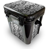 MightySkins YEROAD24-Floral Retro Skin for Yeti Roadie 24 Hard cooler - Floral Retro