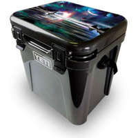 MightySkins YEROA24LID-Space Horizon Skin for Yeti Roadie 24 Hard cooler Lid - Space Horizon