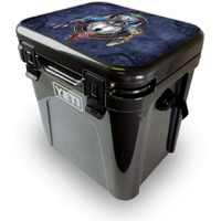 MightySkins YEROA24LID-Wolf Dreamcatcher Skin for Yeti Roadie 24 Hard cooler Lid - Wolf Dreamcatcher