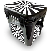 MightySkins YEROAD24-Star Rays Skin for Yeti Roadie 24 Hard cooler - Star Rays