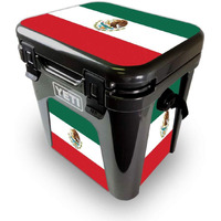 MightySkins YEROAD24-Mexican Flag Skin for Yeti Roadie 24 Hard cooler - Mexican Flag