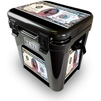 MightySkins YEROAD24-Monroe currency Skin for Yeti Roadie 24 Hard cooler - Monroe currency