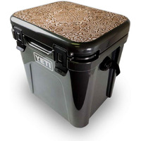MightySkins YEROA24LID-carved Skin for Yeti Roadie 24 Hard cooler Lid - carved