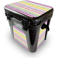 MightySkins YEROAD24-Rainbow chevron Skin for Yeti Roadie 24 Hard cooler - Rainbow chevron