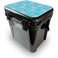 MightySkins YEROA24LID-Water Flowers Skin for Yeti Roadie 24 Hard cooler Lid - Water Flowers