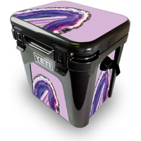 MightySkins YEROAD24-Purple Agate Skin for Yeti Roadie 24 Hard cooler - Purple Agate