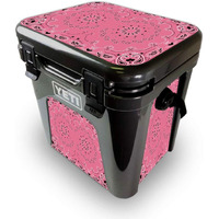 MightySkins YEROAD24-Pink Bandana Skin for Yeti Roadie 24 Hard cooler - Pink Bandana