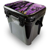 MightySkins YEROA24LID-Purple Tree camo Skin for Yeti Roadie 24 Hard cooler Lid - Purple Tree camo