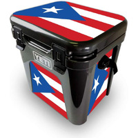 MightySkins YEROAD24-Puerto Rican Flag Skin for Yeti Roadie 24 Hard cooler - Puerto Rican Flag