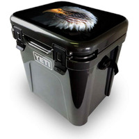 MightySkins YEROA24LID-Eagle Eye Skin for Yeti Roadie 24 Hard cooler Lid - Eagle Eye