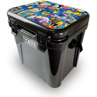 MightySkins YEROA24LID-Tropical Fish Skin for Yeti Roadie 24 Hard cooler Lid - Tropical Fish