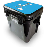 MightySkins YEROA24LID-Unicorns get Lifted Skin for Yeti Roadie 24 Hard cooler Lid - Unicorns get Lifted