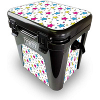 MightySkins YEROAD24-Smiley Stars Skin for Yeti Roadie 24 Hard cooler - Smiley Stars