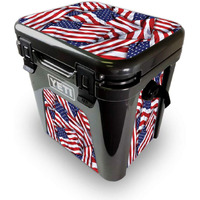 MightySkins YEROAD24-Patriot Skin for Yeti Roadie 24 Hard cooler - Patriot