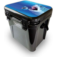 MightySkins YEROA24LID-great Whites Skin for Yeti Roadie 24 Hard cooler Lid - great Whites