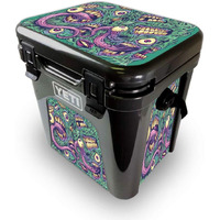 MightySkins YEROAD24-Eyes And Teeth Skin for Yeti Roadie 24 Hard cooler - Eyes & Teeth