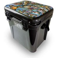 MightySkins YEROA24LID-Action Fish Puzzle Skin for Yeti Roadie 24 Hard cooler Lid - Action Fish Puzzle