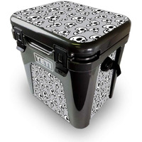 MightySkins YEROAD24-Laughing Skulls Skin for Yeti Roadie 24 Hard cooler - Laughing Skulls