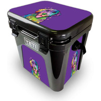 MightySkins YEROAD24-golden Retriever Rainbow Skin for Yeti Roadie 24 Hard cooler - golden Retriever Rainbow