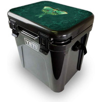 MightySkins YEROA24LID-Luna Moth Skin for Yeti Roadie 24 Hard cooler Lid - Luna Moth
