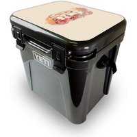 MightySkins YEROA24LID-Desert Lion Skin for Yeti Roadie 24 Hard cooler Lid - Desert Lion