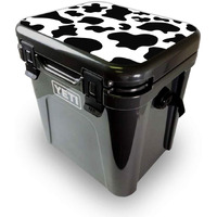 MightySkins YEROA24LID-cow Print Skin for Yeti Roadie 24 Hard cooler Lid - cow Print