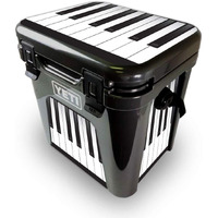 MightySkins YEROAD24-Piano Keys Skin for Yeti Roadie 24 Hard cooler - Piano Keys