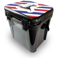 MightySkins YEROA24LID-Eagle Head Skin for Yeti Roadie 24 Hard cooler Lid - Eagle Head