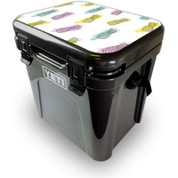 MightySkins YEROA24LID-Funky Pineapples Skin for Yeti Roadie 24 Hard cooler Lid - Funky Pineapples