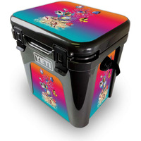 MightySkins YEROAD24-coral garden Skin for Yeti Roadie 24 Hard cooler - coral garden