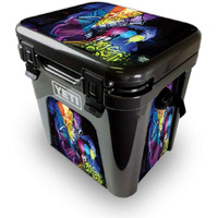MightySkins YEROAD24-Midnight Mischief Skin for Yeti Roadie 24 Hard cooler - Midnight Mischief