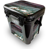 MightySkins YEROAD24-grunge Marble Skin for Yeti Roadie 24 Hard cooler - grunge Marble