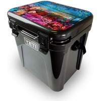 MightySkins YEROA24LID-Tropical Resort Skin for Yeti Roadie 24 Hard cooler Lid - Tropical Resort
