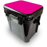 MightySkins YEROA24LID-Solid Hot Pink Skin for Yeti Roadie 24 Hard cooler Lid - Solid Hot Pink