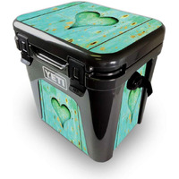 MightySkins YEROAD24-Heartwood Skin for Yeti Roadie 24 Hard cooler - Heartwood