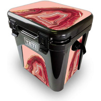 MightySkins YEROAD24-Rosy Agate Skin for Yeti Roadie 24 Hard cooler - Rosy Agate