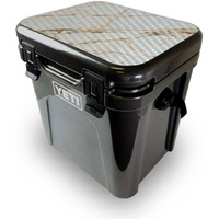 MightySkins YEROA24LID-Antique Marble Skin for Yeti Roadie 24 Hard cooler Lid - Antique Marble